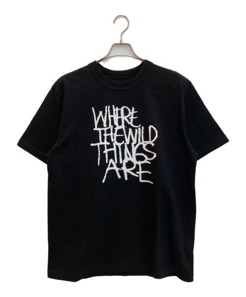 sacai（サカイ）sacai (サカイ) WHERE THE WILD THINGS ARE Tee ブラック サイズ:4の古着・服飾アイテム