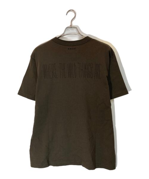 sacai（サカイ）sacai (サカイ) WHERE THE WILD THINGS Tee カーキ サイズ:4の古着・服飾アイテム