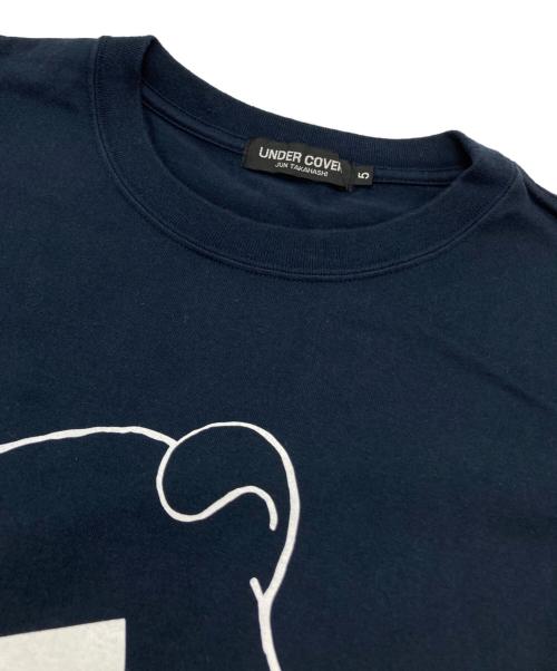 UNDERCOVER（アンダーカバー）UNDERCOVER (アンダーカバー) プリントTシャツ ネイビー サイズ:5の古着・服飾アイテム