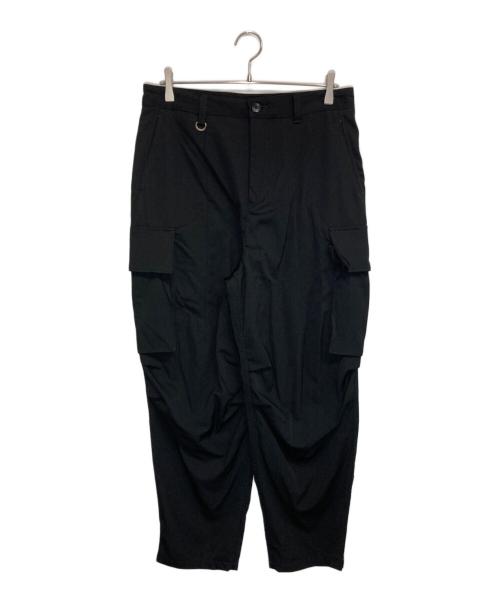 SOPHNET.（ソフネット）SOPHNET. (ソフネット) WASHER WOOL MILITARY CARGO PANTS ブラック サイズ:2の古着・服飾アイテム