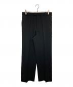 BOTTEGA VENETAボッテガベネタ）の古着「ウールスラックス」｜ブラック