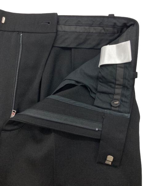 BOTTEGA VENETA（ボッテガベネタ）BOTTEGA VENETA (ボッテガベネタ) ウールスラックス ブラック サイズ:48の古着・服飾アイテム