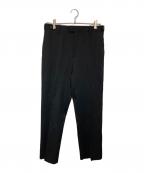 BOTTEGA VENETAボッテガベネタ）の古着「サイドアジャスターウールスラックス」｜ブラック