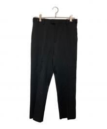 BOTTEGA VENETA（ボッテガベネタ）の古着「サイドアジャスターウールスラックス」｜ブラック