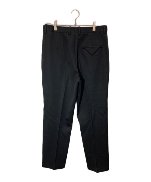 BOTTEGA VENETA（ボッテガベネタ）BOTTEGA VENETA (ボッテガベネタ) サイドアジャスターウールスラックス ブラック サイズ:48の古着・服飾アイテム