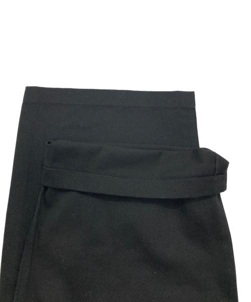 BOTTEGA VENETA（ボッテガベネタ）BOTTEGA VENETA (ボッテガベネタ) ウールツイルロングパンツ ブラック サイズ:48の古着・服飾アイテム