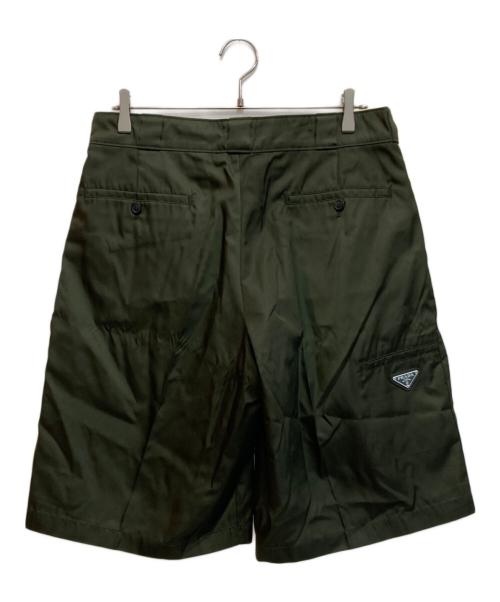 PRADA（プラダ）PRADA (プラダ) Re-Nylon バミューダショーツ ハーフパンツ カーキ サイズ:48の古着・服飾アイテム