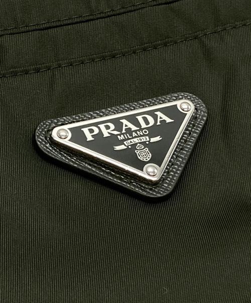 PRADA（プラダ）PRADA (プラダ) Re-Nylon バミューダショーツ ハーフパンツ カーキ サイズ:48の古着・服飾アイテム