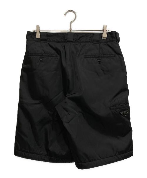 PRADA（プラダ）PRADA (プラダ) ナイロン中綿ハーフパンツ ブラック サイズ:48の古着・服飾アイテム
