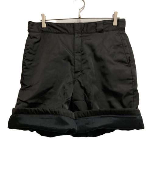 PRADA（プラダ）PRADA (プラダ) ナイロン中綿ハーフパンツ ブラック サイズ:48の古着・服飾アイテム