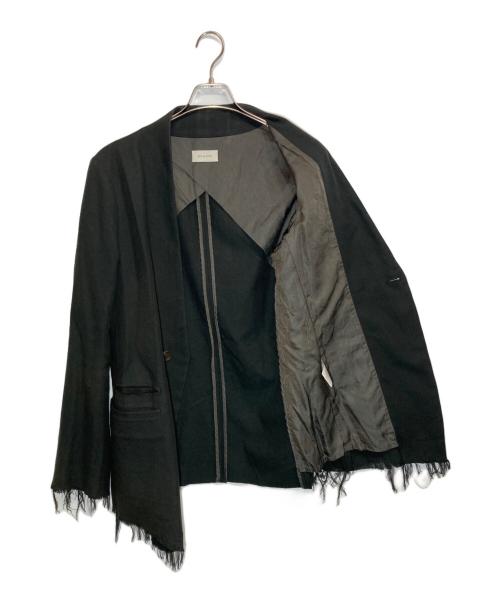 BED J.W. FORD（ベッドフォード）BED J.W. FORD (ベッドフォード) Lapel less jacket ブラック サイズ:1の古着・服飾アイテム