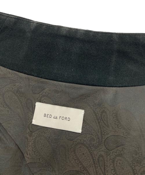 BED J.W. FORD（ベッドフォード）BED J.W. FORD (ベッドフォード) Lapel less jacket ブラック サイズ:1の古着・服飾アイテム