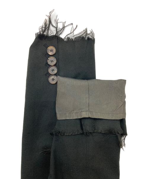 BED J.W. FORD（ベッドフォード）BED J.W. FORD (ベッドフォード) Lapel less jacket ブラック サイズ:1の古着・服飾アイテム