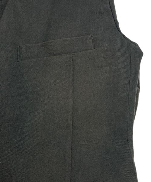 BED J.W. FORD（ベッドフォード）BED J.W. FORD (ベッドフォード) Lapel less jacket ブラック サイズ:1の古着・服飾アイテム