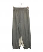 MM6 Maison Margielaエムエムシックスメゾンマルジェラ）の古着「スリット スウェットパンツ」｜グレー