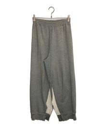 MM6 Maison Margiela（エムエムシックスメゾンマルジェラ）の古着「スリット スウェットパンツ」｜グレー