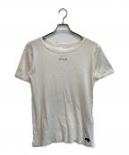 Maison Margielaメゾンマルジェラ）の古着「リブカットソー」｜ベージュ