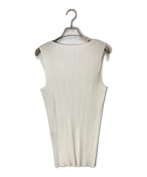 PLEATS PLEASE（プリーツプリーズ）PLEATS PLEASE (プリーツプリーズ) プリーツブラウス ホワイト サイズ:4の古着・服飾アイテム