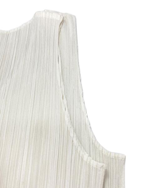 PLEATS PLEASE（プリーツプリーズ）PLEATS PLEASE (プリーツプリーズ) プリーツブラウス ホワイト サイズ:4の古着・服飾アイテム