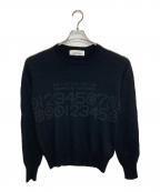 10 corso como×COMME des GARCONSディエチ コルソコモ×コムデギャルソン）の古着「ナンバリングプリントニット」｜ブラック