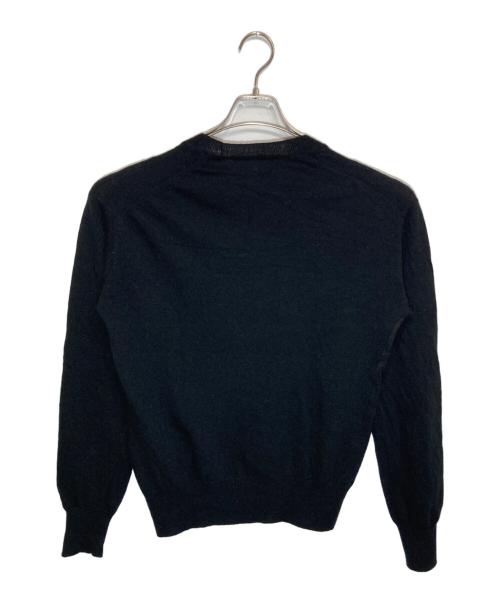 10 corso como（ディエチ コルソコモ）10 corso como (ディエチ コルソコモ) COMME des GARCONS (コムデギャルソン) ナンバリングプリントニット ブラック サイズ:Mの古着・服飾アイテム