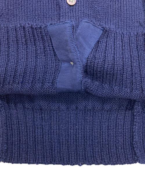 tricot COMME des GARCONS（トリココムデギャルソン）tricot COMME des GARCONS (トリココムデギャルソン) デザインカーディガン ネイビー サイズ:下記参照の古着・服飾アイテム
