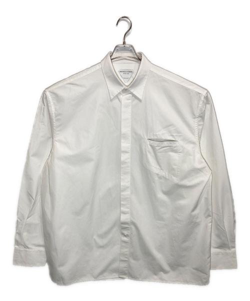 BOTTEGA VENETA（ボッテガベネタ）BOTTEGA VENETA (ボッテガベネタ) コットンポプリンシャツ ホワイト サイズ:42の古着・服飾アイテム