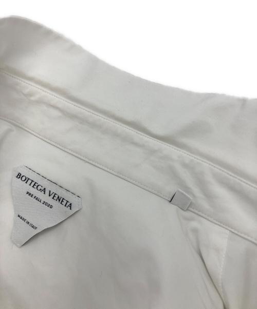 BOTTEGA VENETA（ボッテガベネタ）BOTTEGA VENETA (ボッテガベネタ) コットンポプリンシャツ ホワイト サイズ:42の古着・服飾アイテム