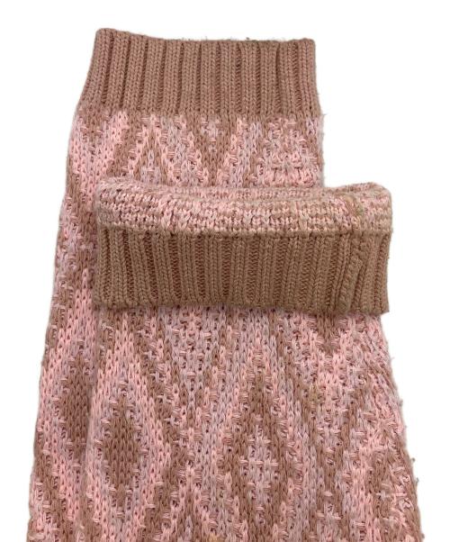 MAGLIANO（マリアーノ）MAGLIANO (マリアーノ) アーガイルデザインカーディガン ピンク サイズ:Mの古着・服飾アイテム