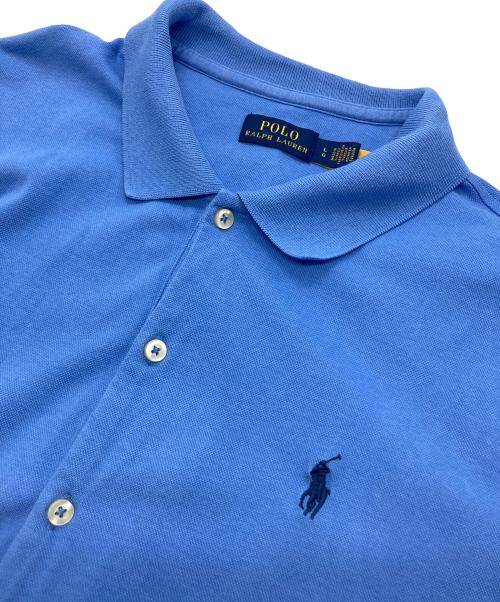 POLO RALPH LAUREN（ポロ・ラルフローレン）POLO RALPH LAUREN (ポロ・ラルフローレン) ポロシャツワンピース ブルー サイズ:Lの古着・服飾アイテム