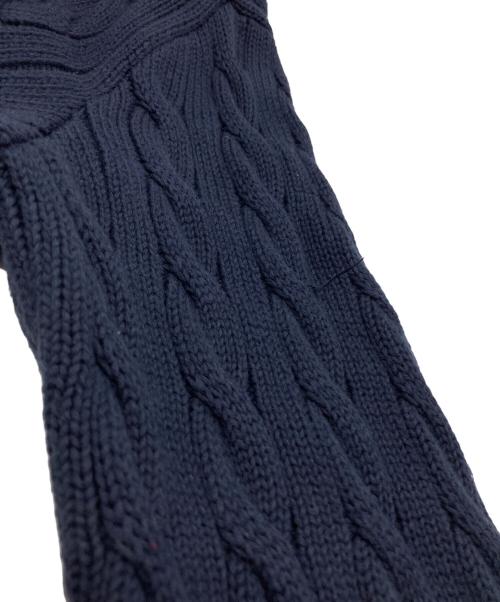 POLO RALPH LAUREN（ポロ・ラルフローレン）POLO RALPH LAUREN (ポロ・ラルフローレン) コットンケーブルカーディガン ネイビー サイズ:Lの古着・服飾アイテム