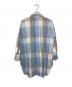BLUE LABEL CRESTBRIDGE (ブルーレーベルクレストブリッジ) チェックシャツワンピース ブルー サイズ:36：8000円