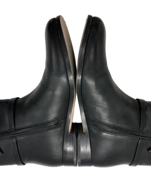 LAUREN RALPH LAUREN（ローレンラルフローレン）LAUREN RALPH LAUREN (ローレンラルフローレン) レザーアンクルブーツ ブラック サイズ:7Ｂの古着・服飾アイテム