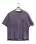 THE NORTHFACE PURPLELABEL（ザ・ノースフェイス パープルレーベル）の古着「Moss Stitch Field H/S Pocket Tee」｜ブルー