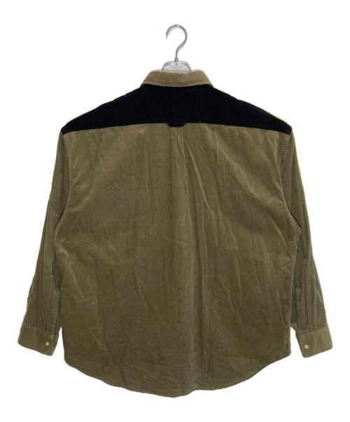 THE NORTHFACE PURPLELABEL（ザ・ノースフェイス パープルレーベル）THE NORTHFACE PURPLELABEL (ザ・ノースフェイス パープルレーベル) Organic Cotton Corduroy Panel Big Shirt マルチカラー サイズ:Lの古着・服飾アイテム