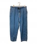 THE NORTHFACE PURPLELABELザ・ノースフェイス パープルレーベル）の古着「Denim Wide Tapered Pants」｜ブルー