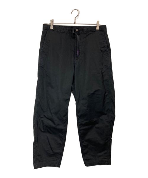 THE NORTHFACE PURPLELABEL（ザ・ノースフェイス パープルレーベル）THE NORTHFACE PURPLELABEL (ザ・ノースフェイス パープルレーベル) STRETCH TWILL WIDE TAPERED PANTS ブラック サイズ:34の古着・服飾アイテム