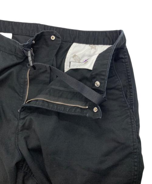 THE NORTHFACE PURPLELABEL（ザ・ノースフェイス パープルレーベル）THE NORTHFACE PURPLELABEL (ザ・ノースフェイス パープルレーベル) STRETCH TWILL WIDE TAPERED PANTS ブラック サイズ:34の古着・服飾アイテム