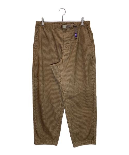 THE NORTHFACE PURPLELABEL（ザ・ノースフェイス パープルレーベル）THE NORTHFACE PURPLELABEL (ザ・ノースフェイス パープルレーベル) CORDUROY WIDE TAPERED PANTS ブラウン サイズ:34の古着・服飾アイテム