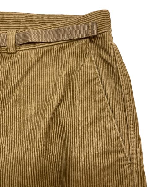 THE NORTHFACE PURPLELABEL（ザ・ノースフェイス パープルレーベル）THE NORTHFACE PURPLELABEL (ザ・ノースフェイス パープルレーベル) CORDUROY WIDE TAPERED PANTS ブラウン サイズ:34の古着・服飾アイテム