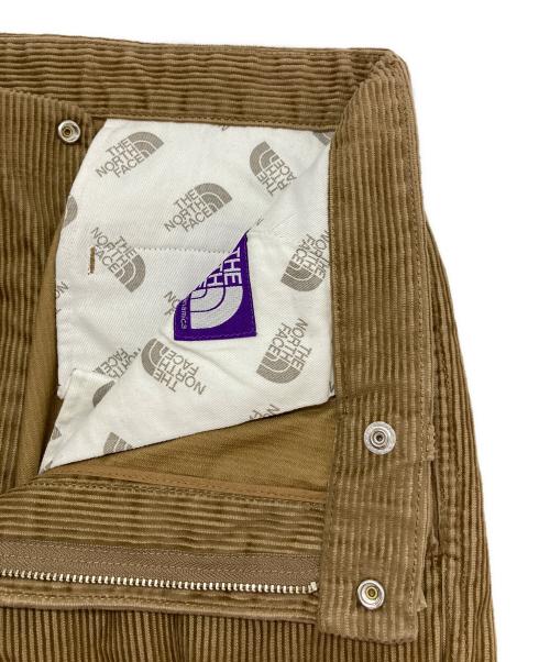 THE NORTHFACE PURPLELABEL（ザ・ノースフェイス パープルレーベル）THE NORTHFACE PURPLELABEL (ザ・ノースフェイス パープルレーベル) CORDUROY WIDE TAPERED PANTS ブラウン サイズ:34の古着・服飾アイテム