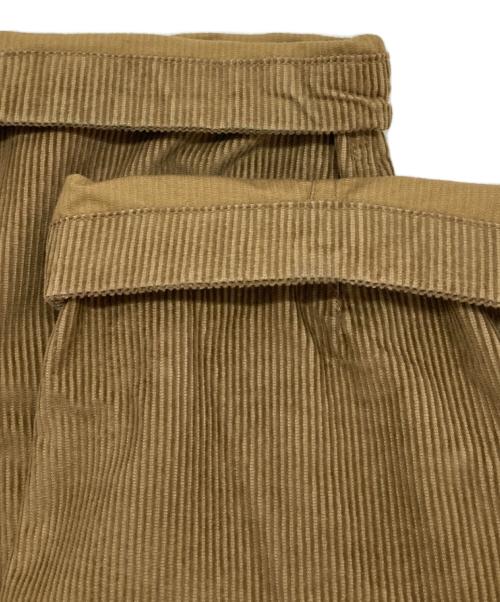 THE NORTHFACE PURPLELABEL（ザ・ノースフェイス パープルレーベル）THE NORTHFACE PURPLELABEL (ザ・ノースフェイス パープルレーベル) CORDUROY WIDE TAPERED PANTS ブラウン サイズ:34の古着・服飾アイテム