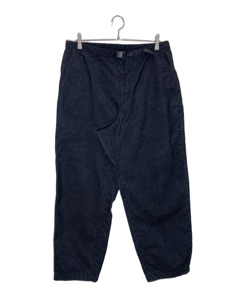 THE NORTHFACE PURPLELABEL（ザ・ノースフェイス パープルレーベル）THE NORTHFACE PURPLELABEL (ザ・ノースフェイス パープルレーベル) CORDUROY WIDE TAPERED PANTS ブラック サイズ:34の古着・服飾アイテム
