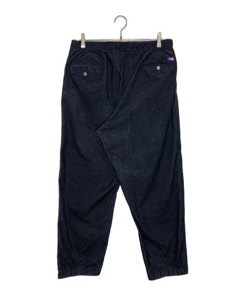 THE NORTHFACE PURPLELABEL（ザ・ノースフェイス パープルレーベル）THE NORTHFACE PURPLELABEL (ザ・ノースフェイス パープルレーベル) CORDUROY WIDE TAPERED PANTS ブラック サイズ:34の古着・服飾アイテム