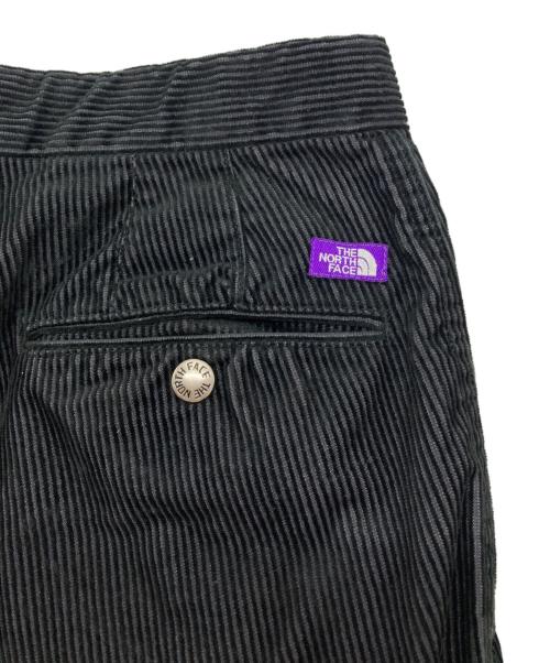 THE NORTHFACE PURPLELABEL（ザ・ノースフェイス パープルレーベル）THE NORTHFACE PURPLELABEL (ザ・ノースフェイス パープルレーベル) CORDUROY WIDE TAPERED PANTS ブラック サイズ:34の古着・服飾アイテム
