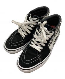VANS×SUPREME（ヴァンズ×シュプリーム）の古着「Monogram S Logo Skate Grosso Mid」｜ホワイト×ブラック