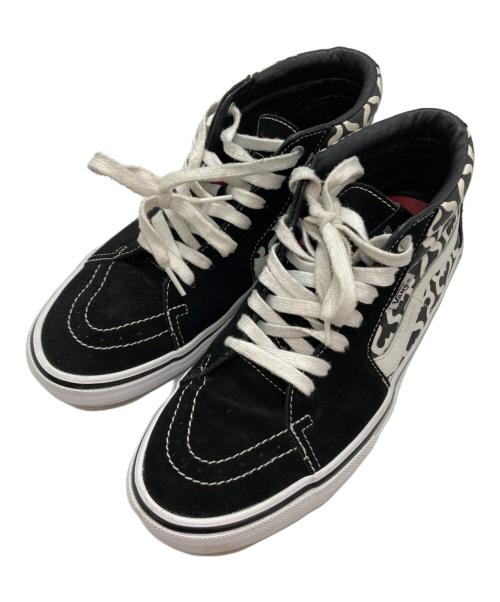VANS（ヴァンズ）VANS (ヴァンズ) Supreme (シュプリーム) Monogram S Logo Skate Grosso Mid ホワイト×ブラック サイズ:27.0の古着・服飾アイテム