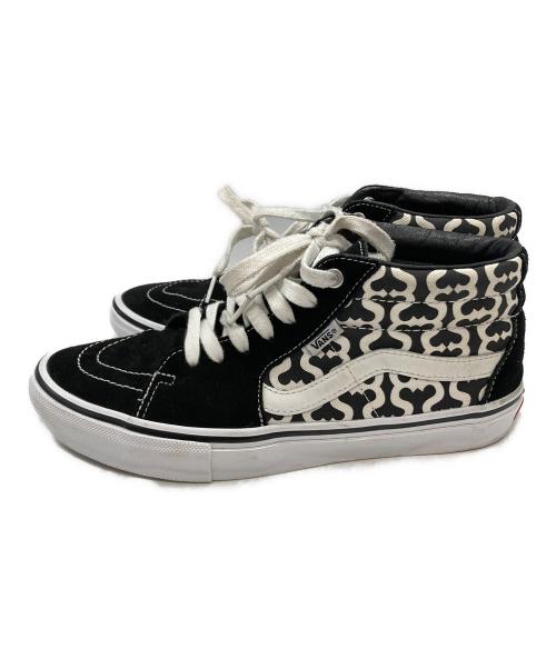 VANS（ヴァンズ）VANS (ヴァンズ) Supreme (シュプリーム) Monogram S Logo Skate Grosso Mid ホワイト×ブラック サイズ:27.0の古着・服飾アイテム