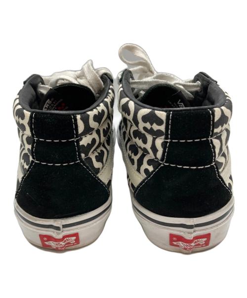 VANS（ヴァンズ）VANS (ヴァンズ) Supreme (シュプリーム) Monogram S Logo Skate Grosso Mid ホワイト×ブラック サイズ:27.0の古着・服飾アイテム