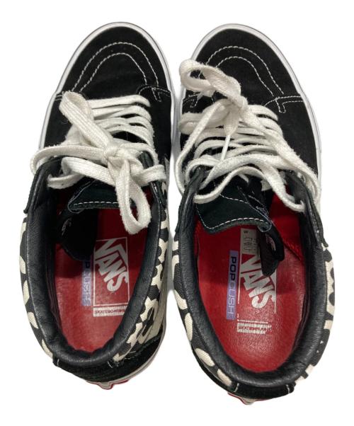 VANS（ヴァンズ）VANS (ヴァンズ) Supreme (シュプリーム) Monogram S Logo Skate Grosso Mid ホワイト×ブラック サイズ:27.0の古着・服飾アイテム